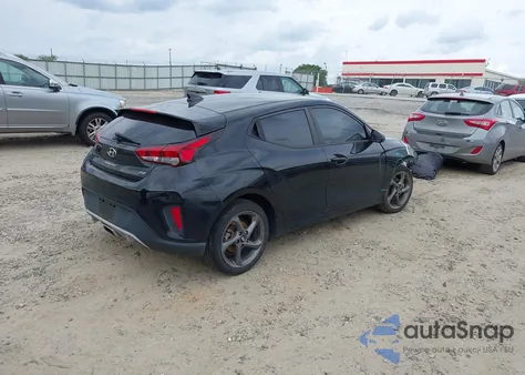 2019 Hyundai Veloster 2.0 from USA, damaged, VIN KMHTG6AF4KU010391